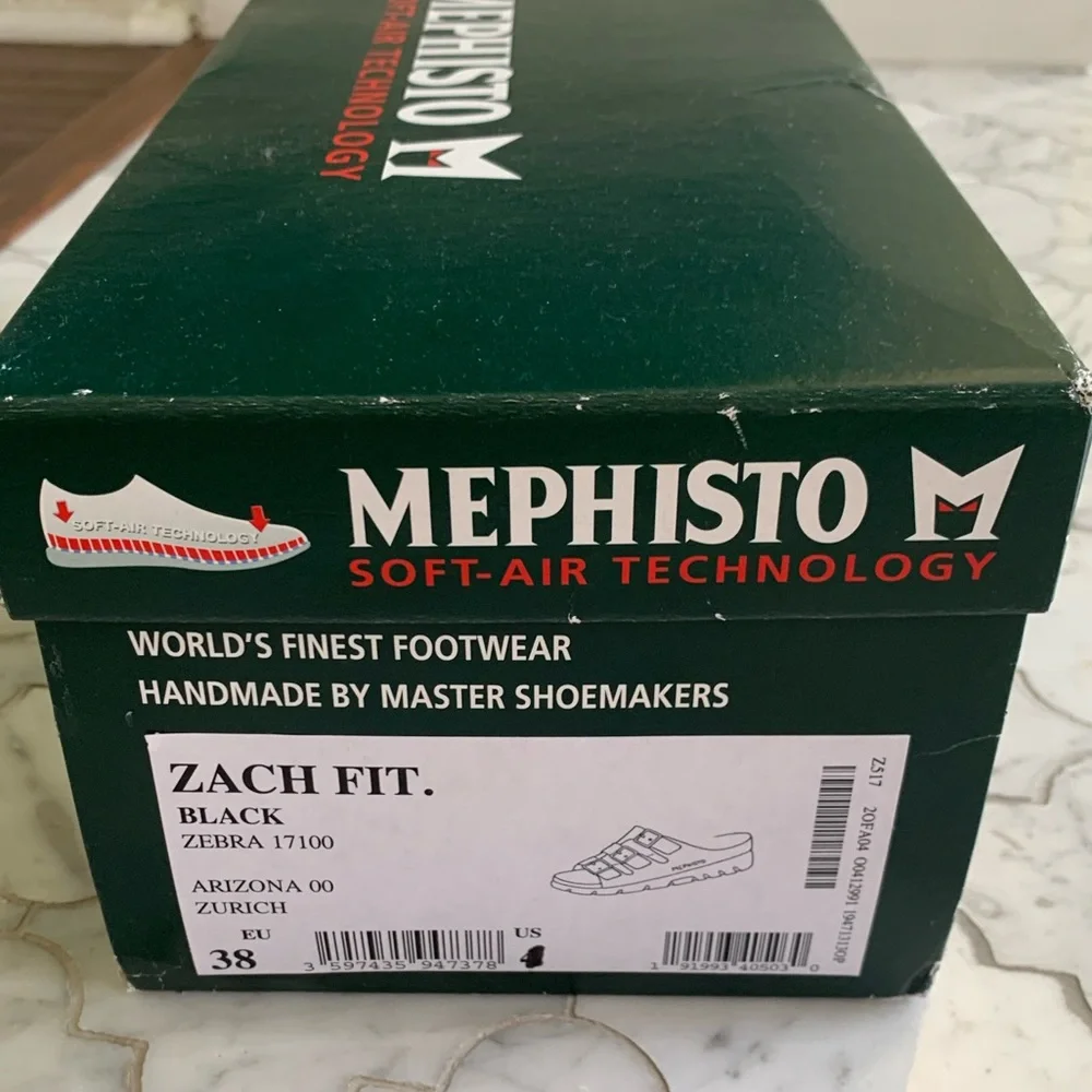 Mephisto Zach Fit size 8 (38) NWT